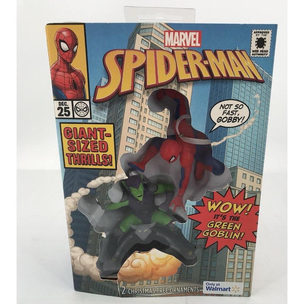 Hallmark Marvel Spider-Man Green Goblin Walmart Exclusive Ornaments